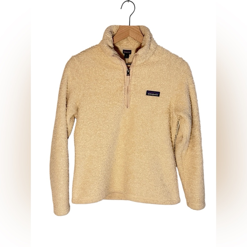 Patagonia Tan Fleece Jacket women’s Sz:xs